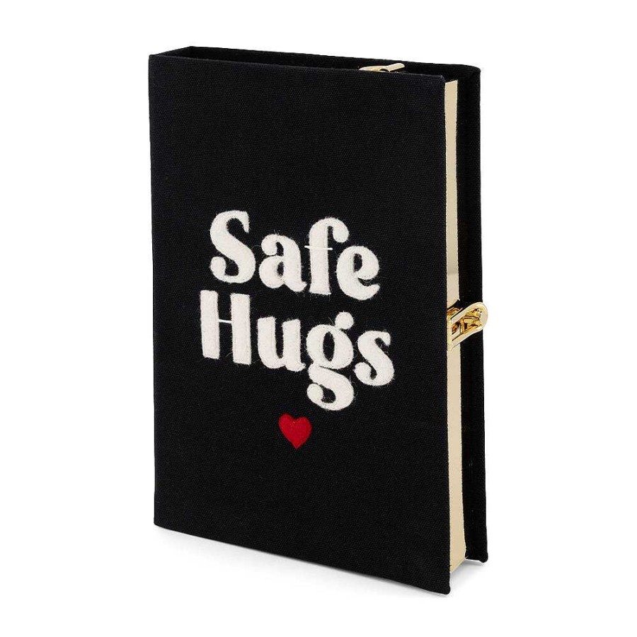 Olympia Le-Tan Safe Hugs Black Strapped Clearance